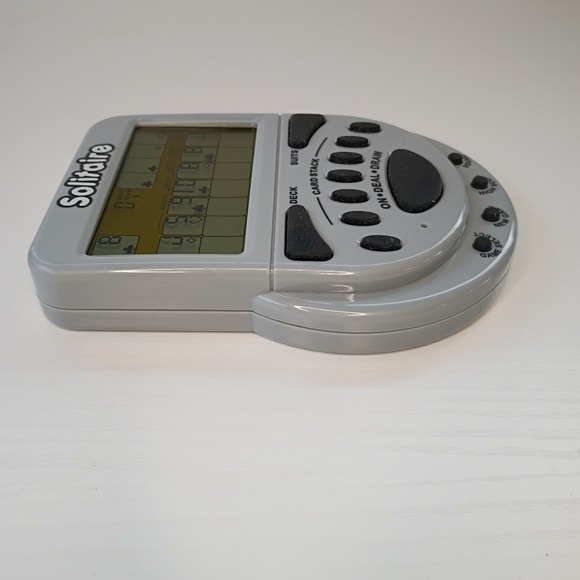 Big Mega Screen Solitaire 77803 Classic Electronic Handheld Game Tested Works - Picture 4 of 6